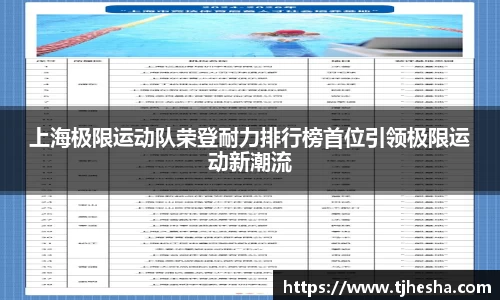 上海极限运动队荣登耐力排行榜首位引领极限运动新潮流